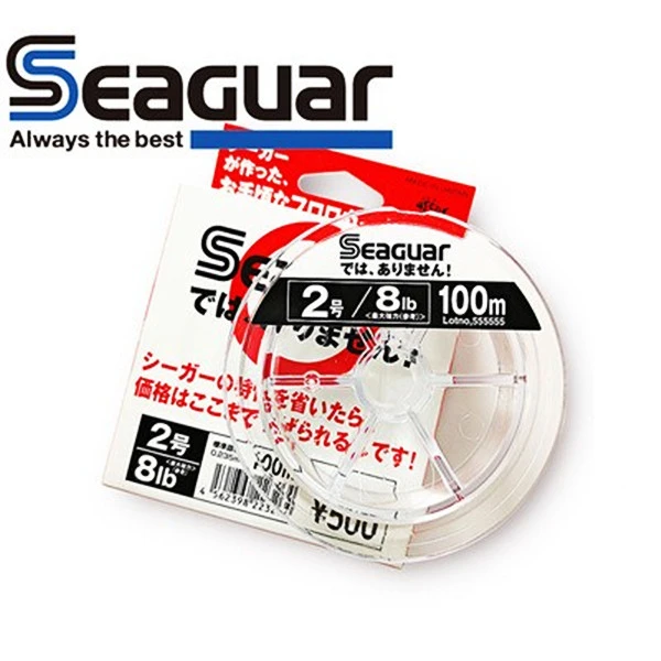 西格/SEAGUAR 白标 日本原装进口路亚氟碳线 主线子线前导线100米