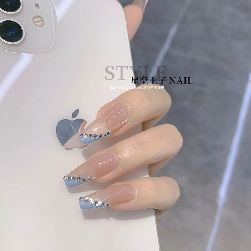 新品美甲平底烫钻超闪多切面玻璃圆钻装饰指甲闪钻不易掉底1440颗