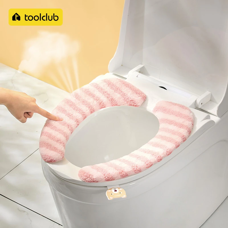 【TOOLCLUB】马桶垫冬季加绒马桶坐垫四季通用加厚静电吸附柔软亲肤