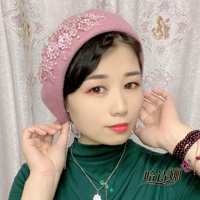 新款贝雷手工帽子休闲南瓜帽街头盖头发画家帽火爆开售2021