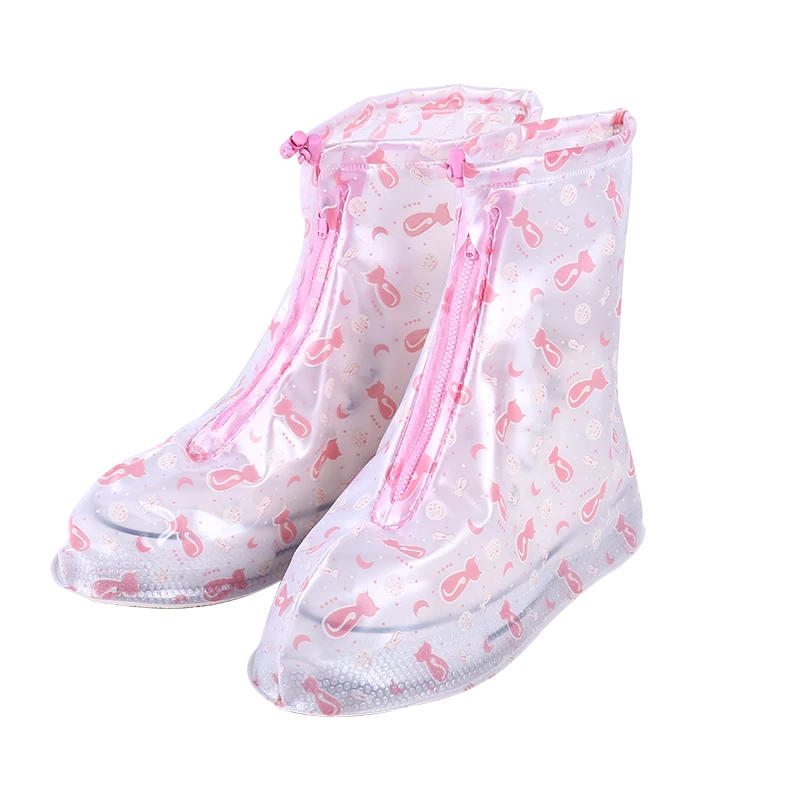 儿童雨鞋套防水雨天防滑雨鞋硅胶加厚男女脚套雨靴防滑鞋中高学生