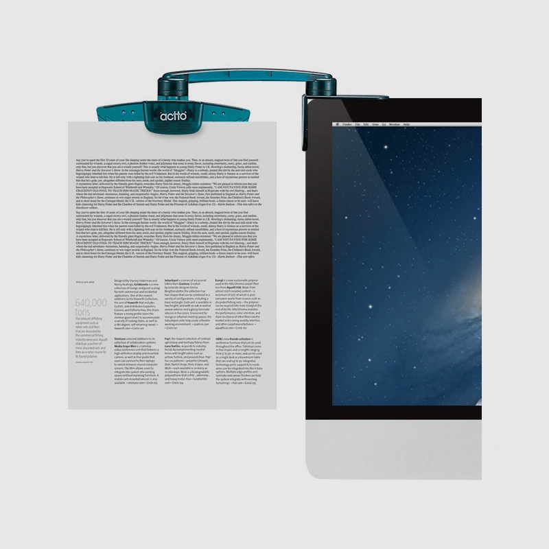 Actto/安尚 文件夹电脑显示器折叠文件夹文稿夹 文件支架 稿件夹