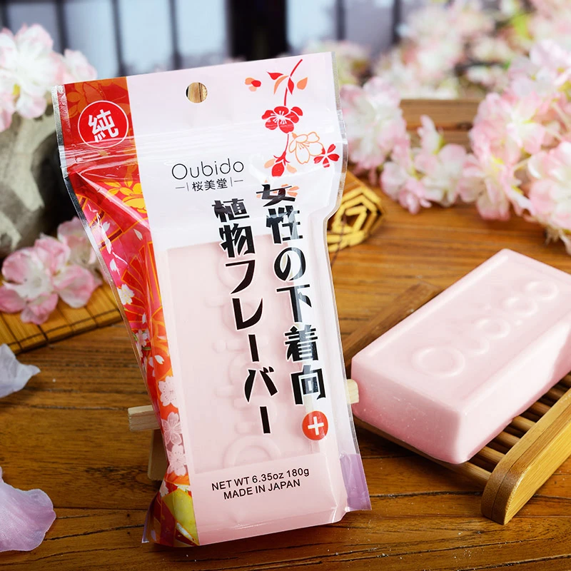 Oubido/桜美堂小苏打女性鲜花内衣皂去血渍污渍