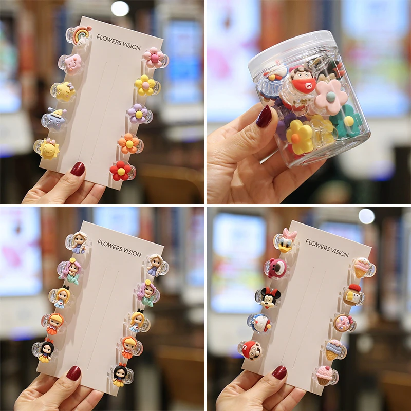 儿童发夹抓夹卡通韩版带齿爪夹宝宝头饰发卡女童小女孩夹子发饰