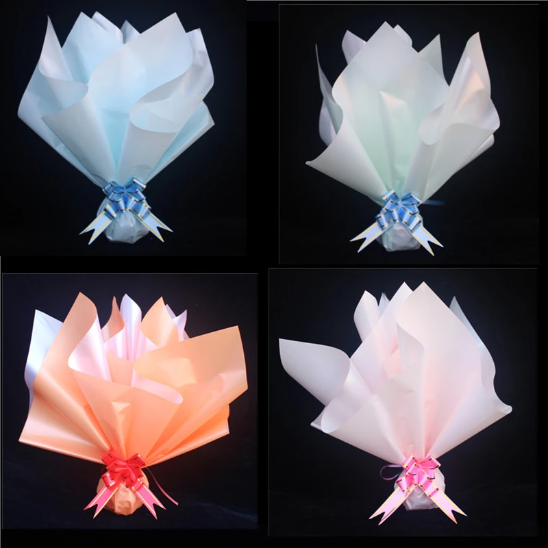 圣诞节平安夜包平果纸雾面爱情线圆形八角孔雀雅丽花影玫瑰玻璃纸