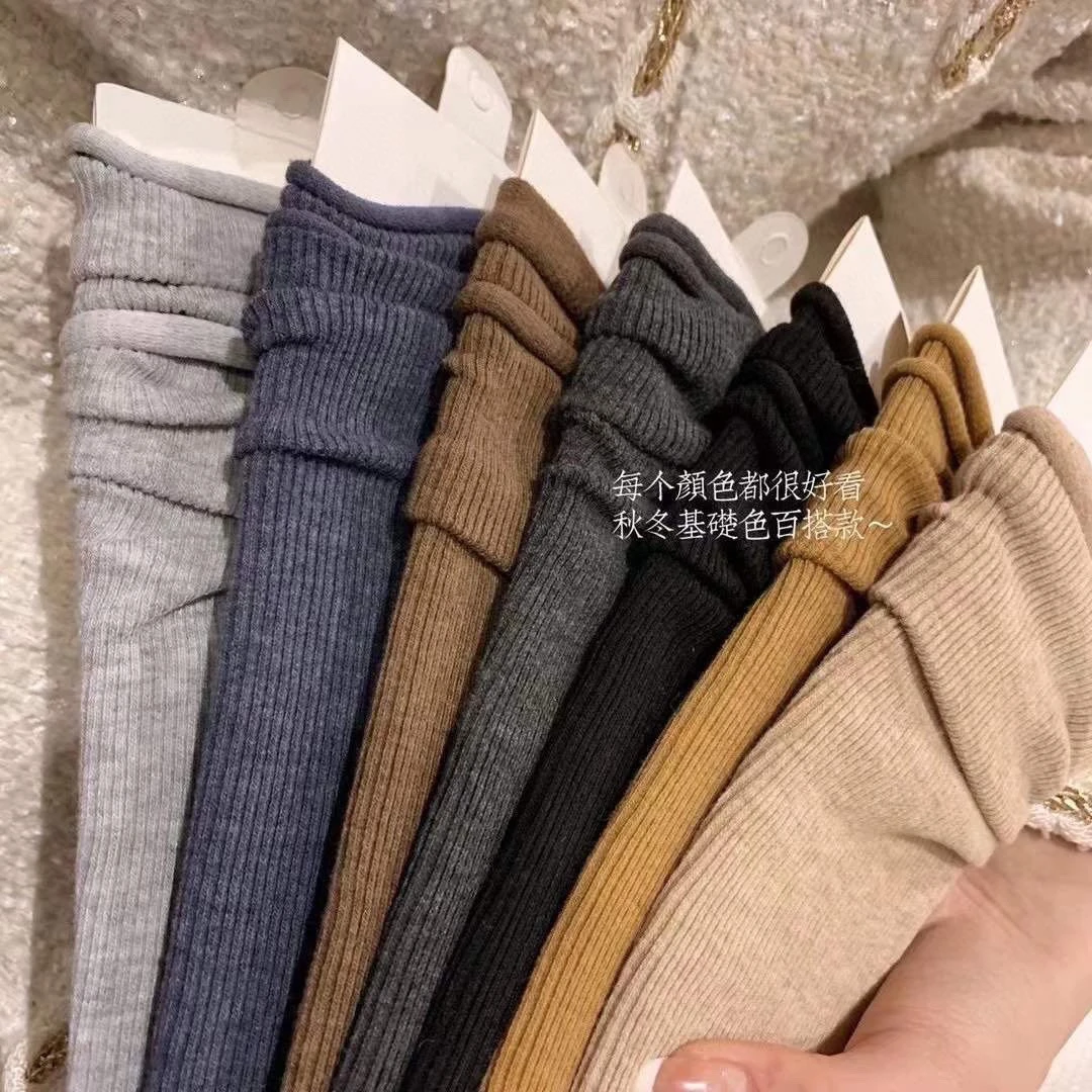 【粉丝专享】秋冬新款棉柔舒适中筒袜堆堆袜可长可短加厚