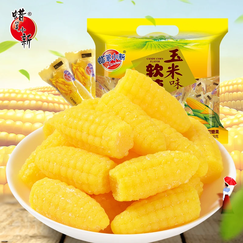 蜡笔小新 玉米糖软糖418g休闲结婚庆喜糖果儿童休闲零食LB