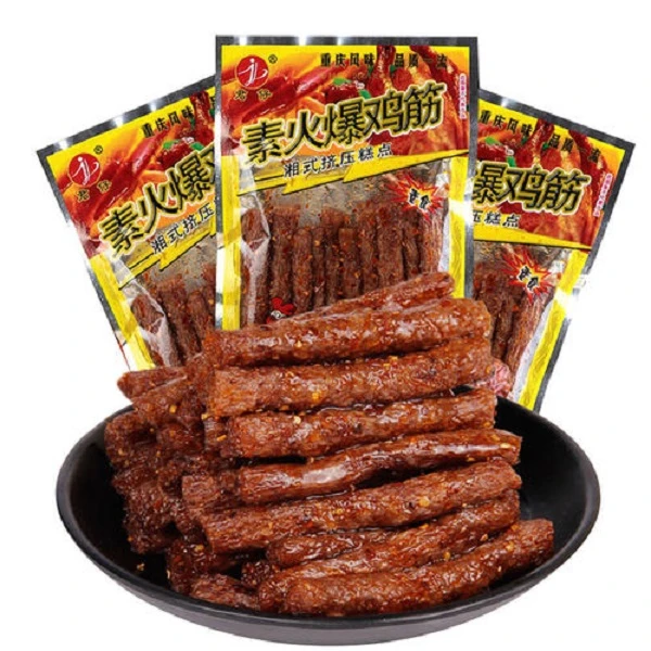 君仔素火爆鸡筋辣条调味面制品8090怀旧零食 18g*20包