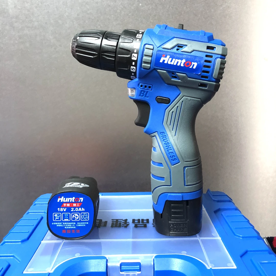 精工无刷小钢炮电钻锂电钻手枪钻电动螺丝刀两电一充原厂使用充电