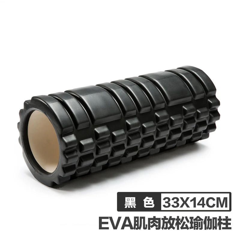 徒手街区eva瑜伽柱背靠式空心瑜伽柱平衡棒泡沫轴普拉提柱