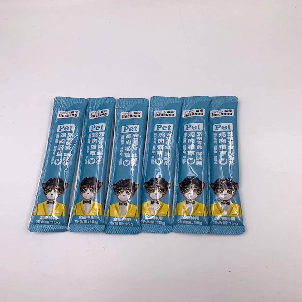 晋宠猫条猫咪零食鸡肉猫草咪咪条15克每支宠物食品细腻吸收