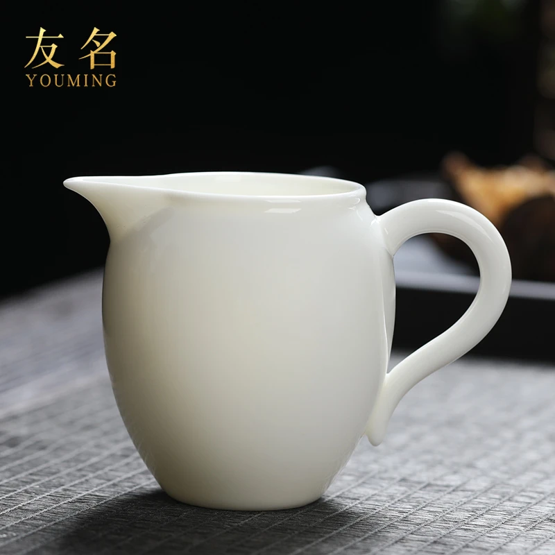 友名陶瓷 美人公道杯陶瓷茶海公杯德化白瓷分茶器茶具@@162