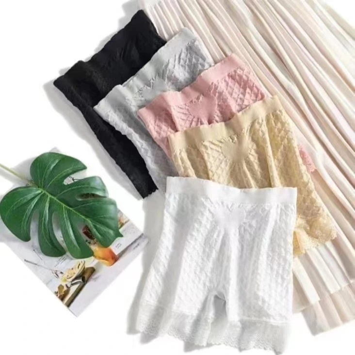 蕾丝花边安全舒适满天星打底裤(均码)中腰透气防走光打底裤女士