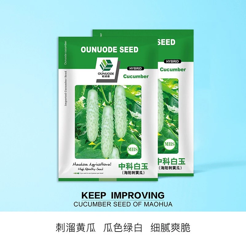 中科茂华蔬菜瓜果种子中科白玉黄瓜种子强雌刺黄瓜海阳白黄瓜种子
