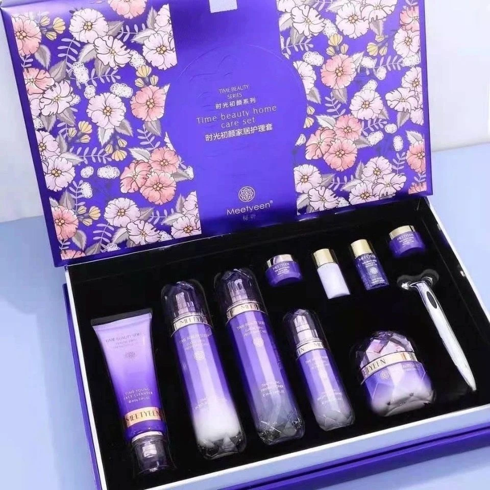 秘妍时光初颜系列套装套盒补水保湿滋润十件套