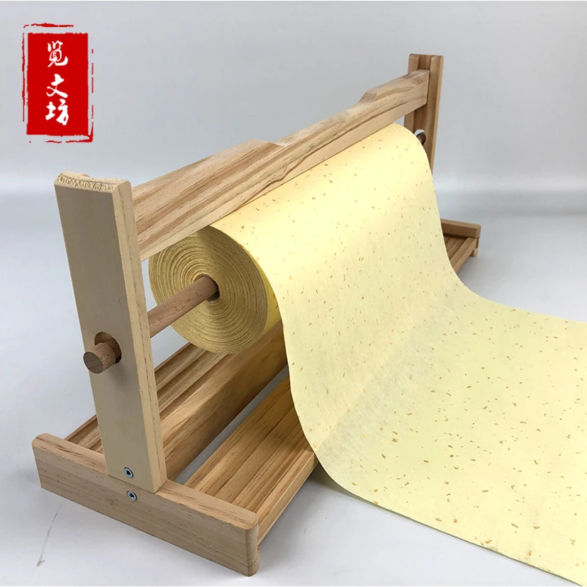 宣纸长卷架 实木长卷架子宣纸长卷专用架子