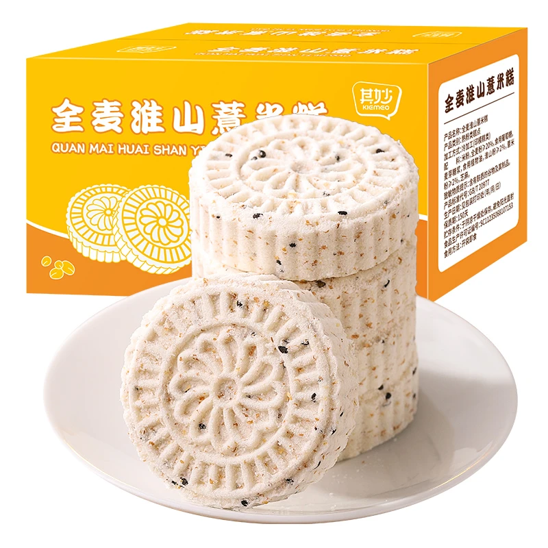 口口有料全麦淮山薏米糕老式糕点零食小吃休闲食品营养早餐推荐款