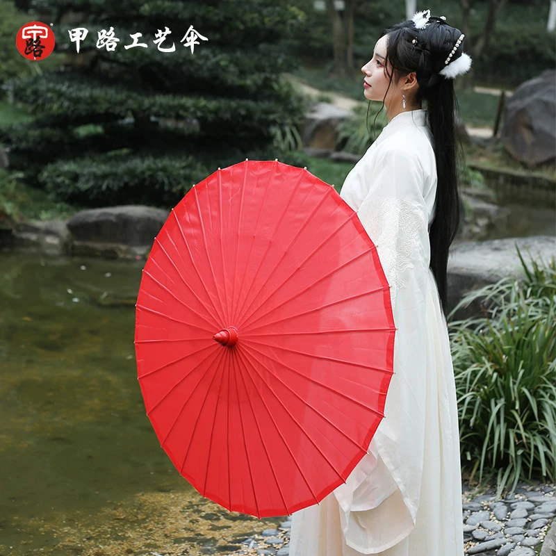 甲路工艺伞丝绸布伞油纸伞演出摄影婚庆伞跳舞伞旗袍走秀装饰伞