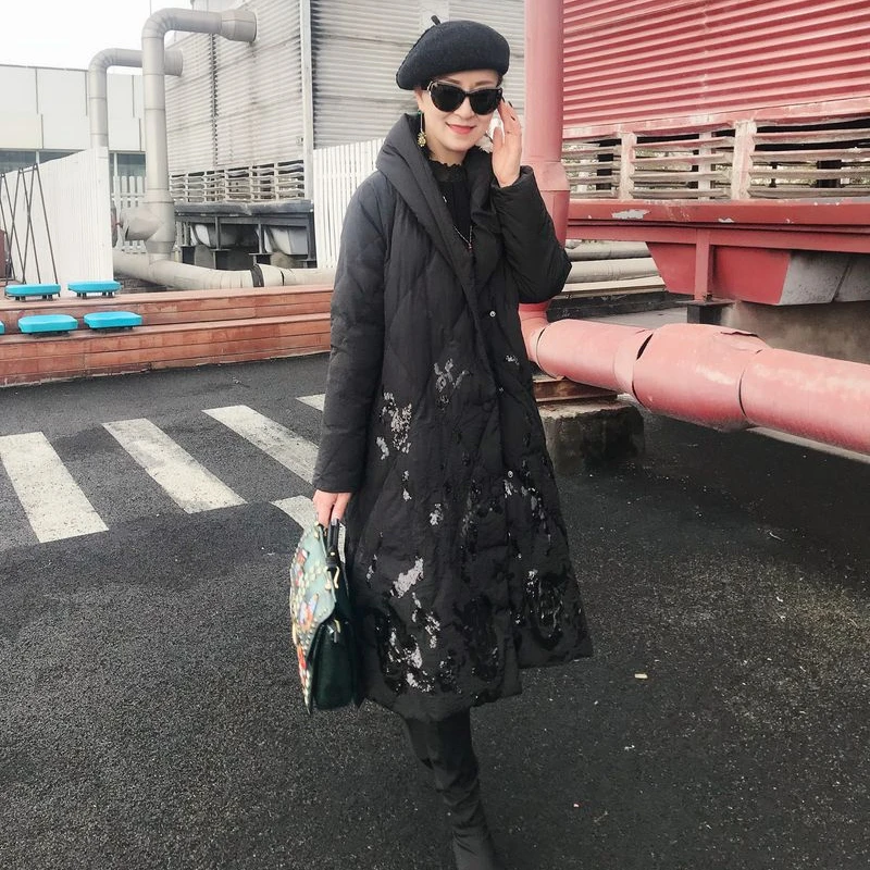 【爱舞精选】亮片刺绣棉衣