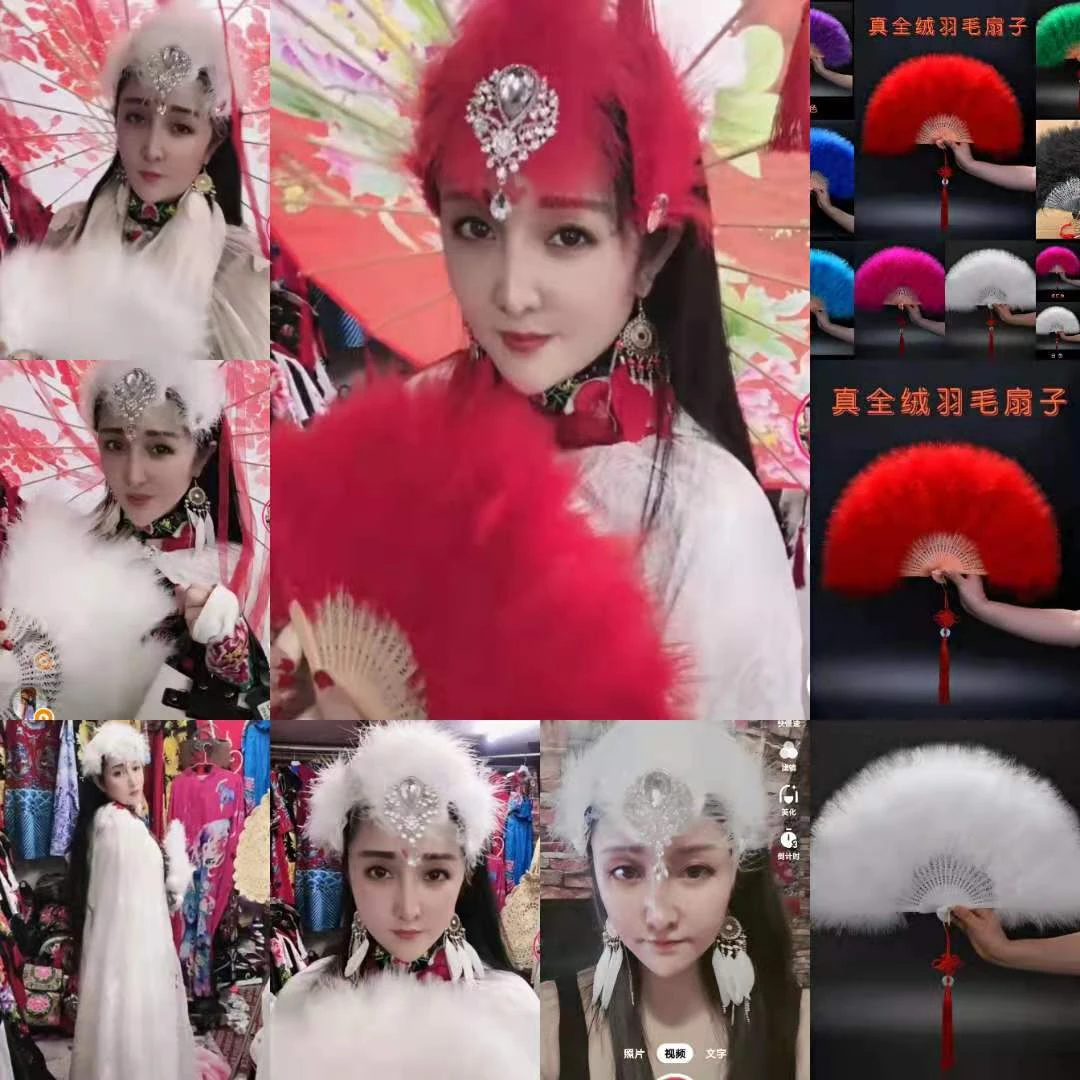 旅游超美狐狸发饰 羽毛发饰