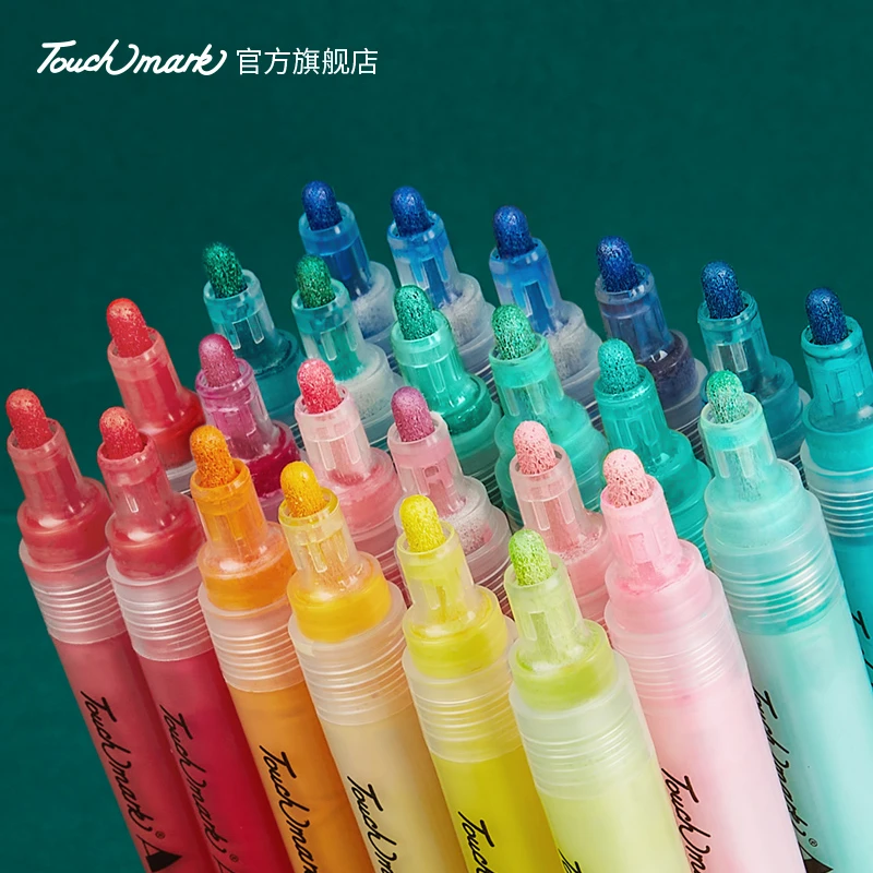 泰驰马克Touchmark 12色/24色丙烯马克笔DIY绘画手绘防水