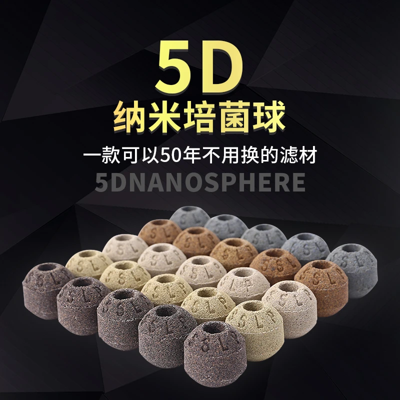 鱼缸过滤系统材料细菌屋套装滤材陶瓷环生化石英球纳米滤材净水石