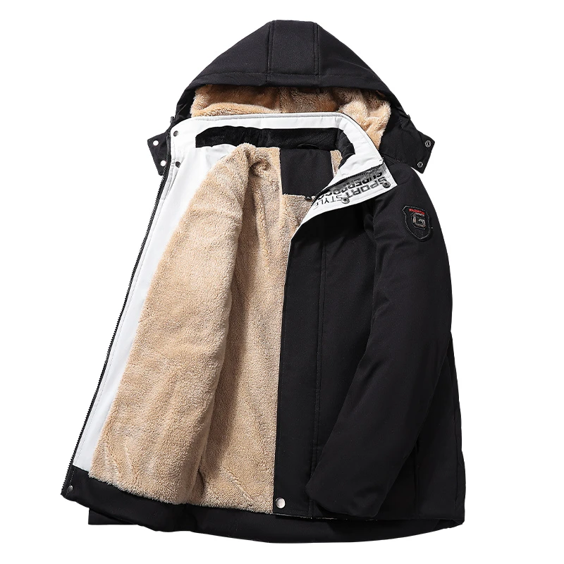 《80-280斤可穿》中老年外套男加大码棉服男冬季加绒加厚棉袄男