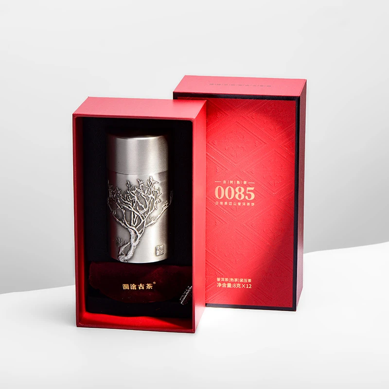 澜沧古茶2022年0085锡罐装8g*12片