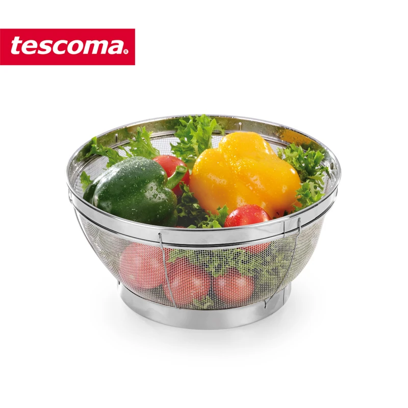 捷克tescoma 进口GrandCHEF 滤水篮 不锈钢沥水篮