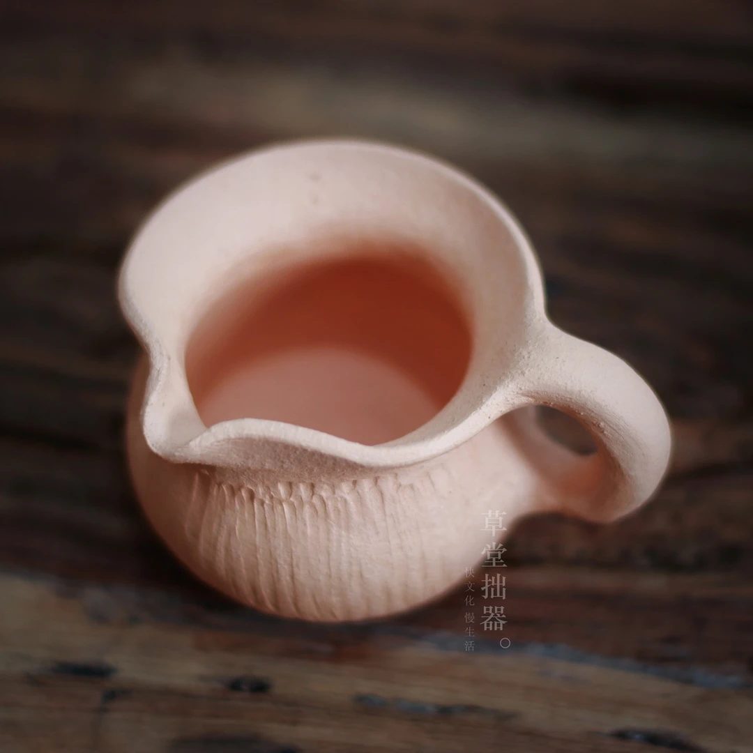 雨林茶器手工柴烧迷你猫爪烤茶罐  容量：200ml左右