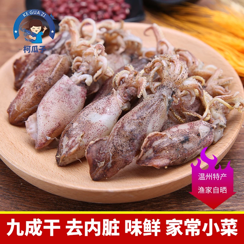 柯瓜子  小海兔干货海兔子干海鲜小鱿鱼仔乌贼笔管鱼非即食500g