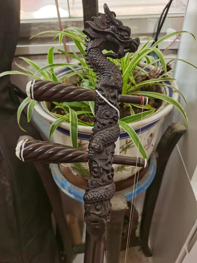 黑檀精品龙头二胡