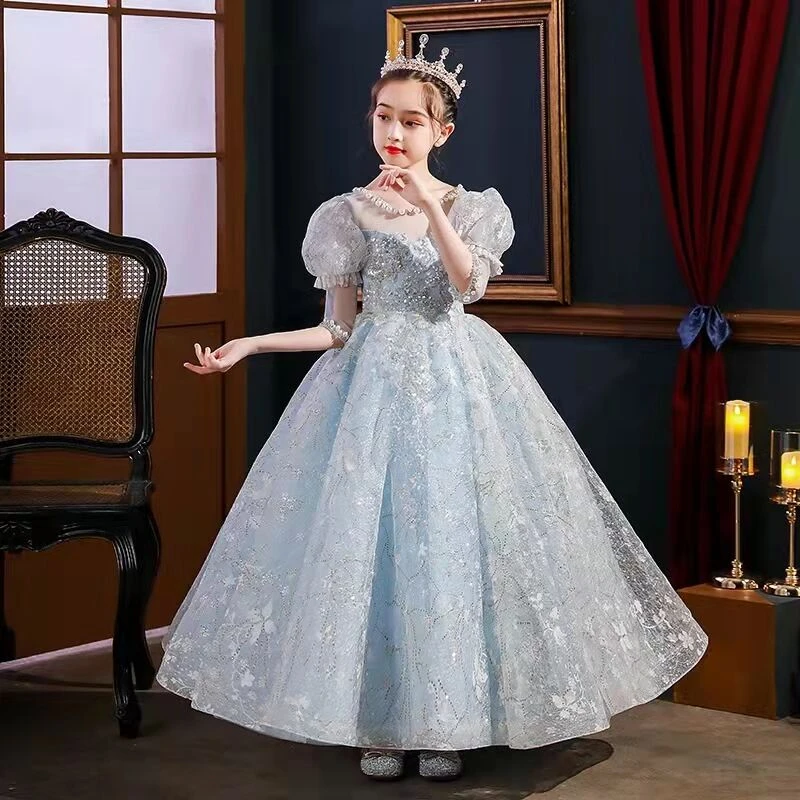 女童高端礼服走秀款主持