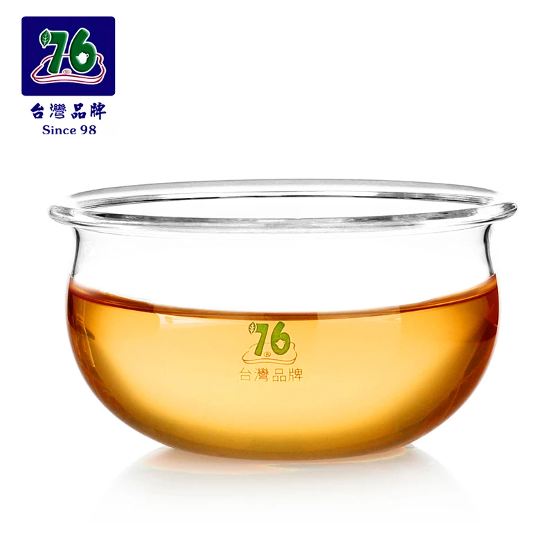 台湾76耐热玻璃小茶杯 迷你小杯子 功夫茶具品茗杯 透明喝茶杯子