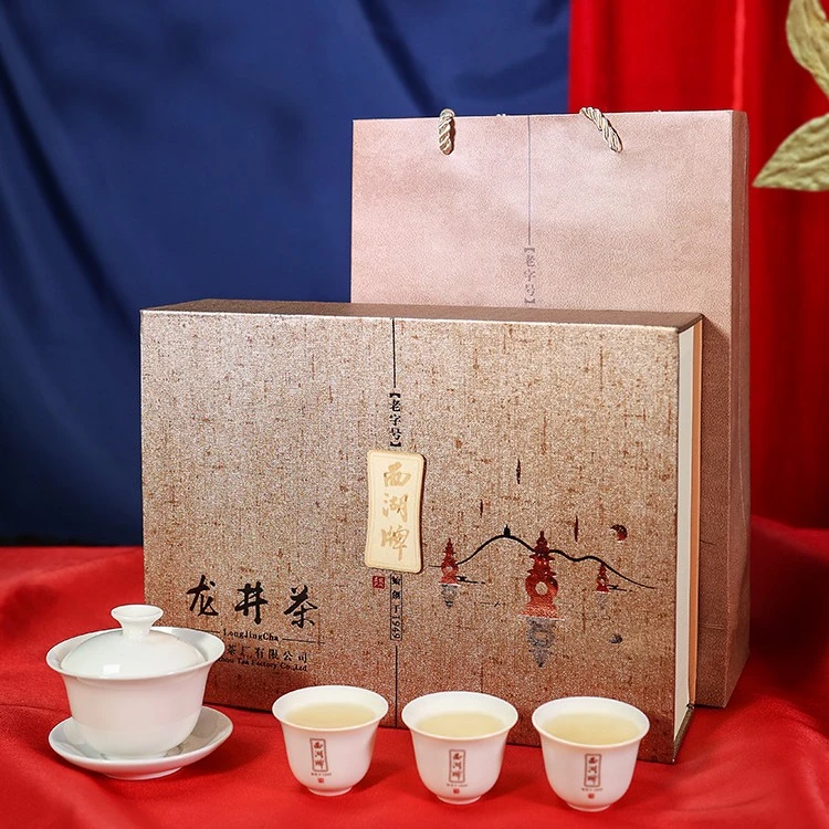 2024新茶上市西湖牌明前特级钱塘龙井茶杭州茶厂优质绿茶清香