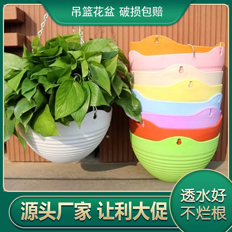 博之今朝精选吊盆树脂加厚挂钩塑料盆多肉植物盆垂吊花盆绿萝盆