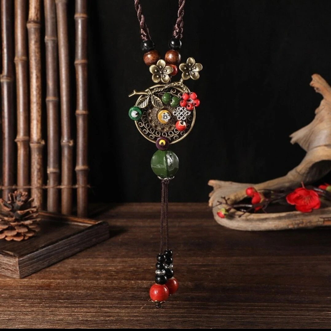 民族复古文艺挂件时尚百搭长款流苏配件