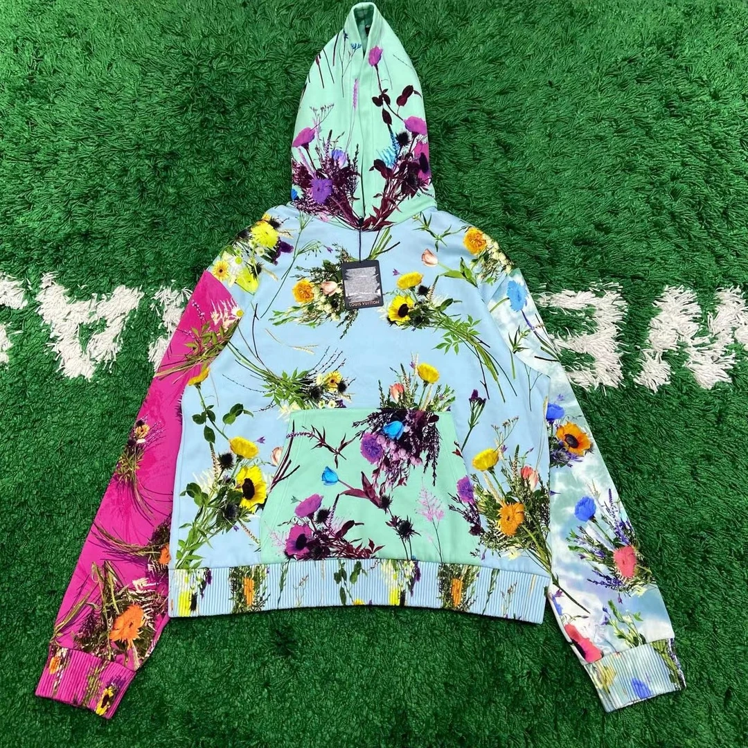 LOUIS VUITTON 花卉卫衣 尺码M/未使用/ 01105