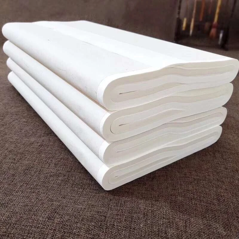 加厚书画宣纸生宣宣纸四尺六尺国画牡丹花鸟书法创作专用宣纸