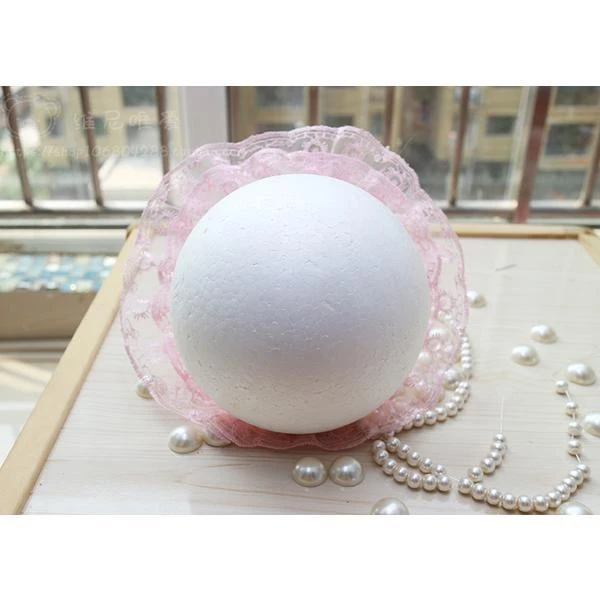 diy新娘手捧花制作材料蕾丝花边花托手柄泡沫半球10cm到20cm可选