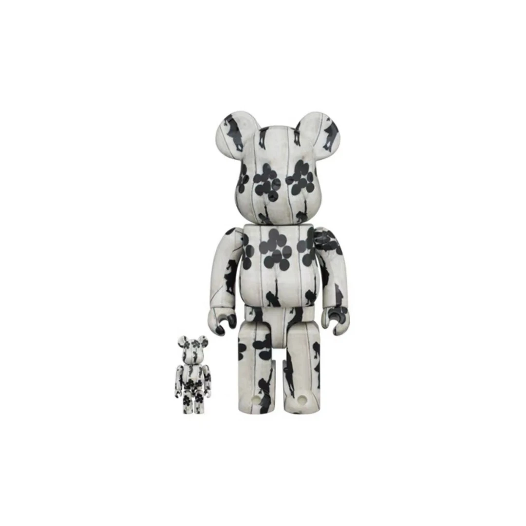 Bearbrick 积木熊气球女孩400%+100%