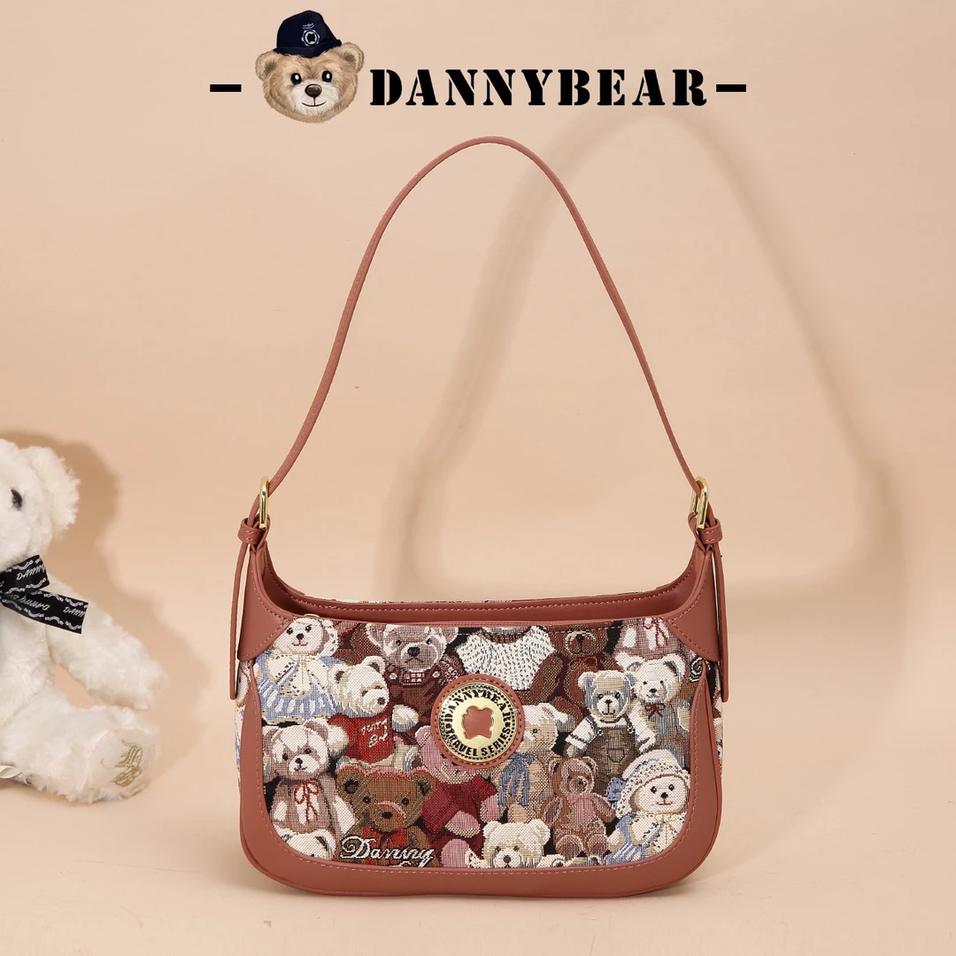 #S#Danny Bear/丹尼熊女式手提单肩包蕾丝熊系列 DKB1115037-266