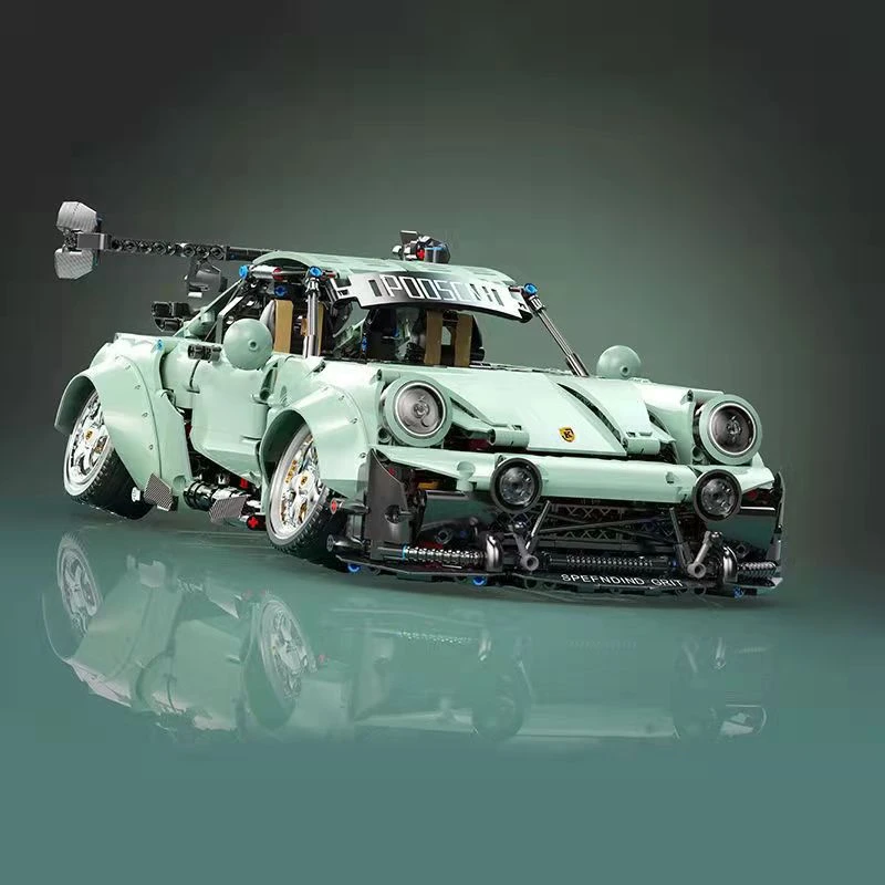 K盒子10220低趴保时捷911跑车高难度拼装积木1:10车型全新