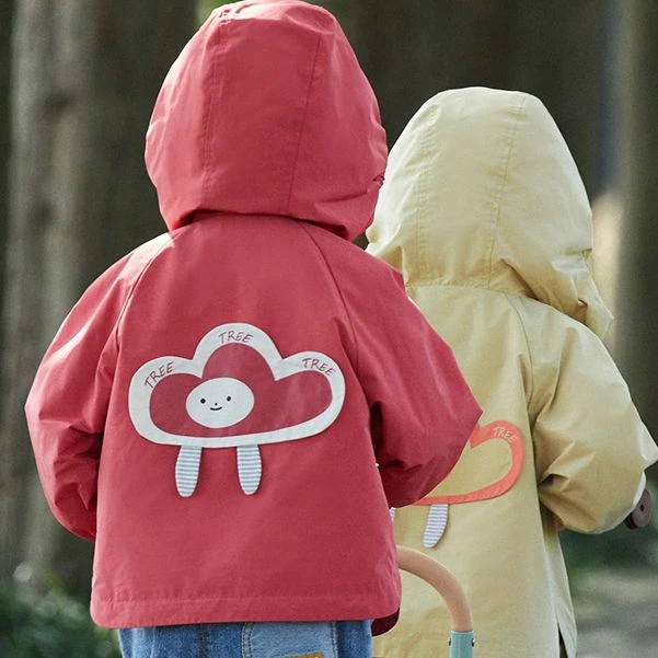 Amila啊咪啦儿童春秋纯色多巴胺防风拉链衫休闲造型外套AWT0019