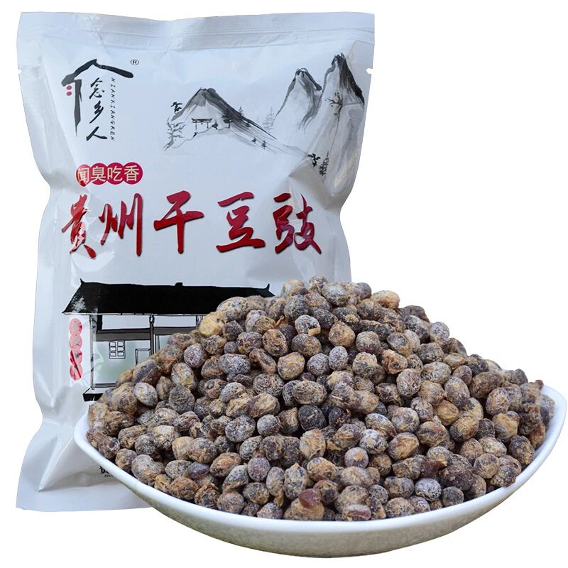 念乡人干豆豉500g贵州特产小吃臭豆豉自制手工黄豆豉豆豉豆瓣酱