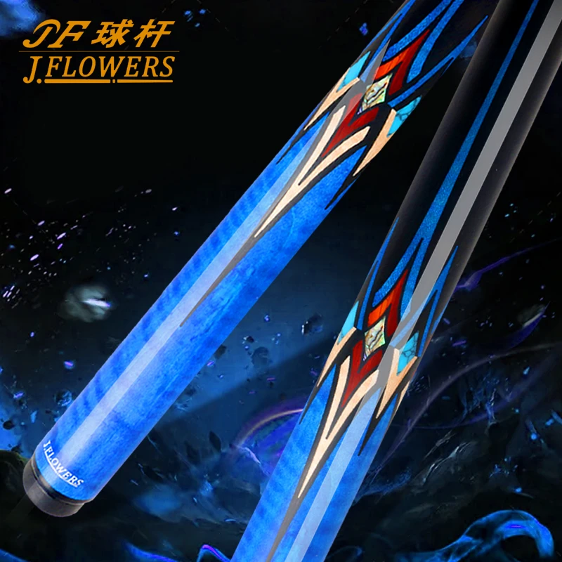 蓝姬JSK-213F新款白蜡木台球杆小头杆适合中式黑8斯诺克球杆通杆