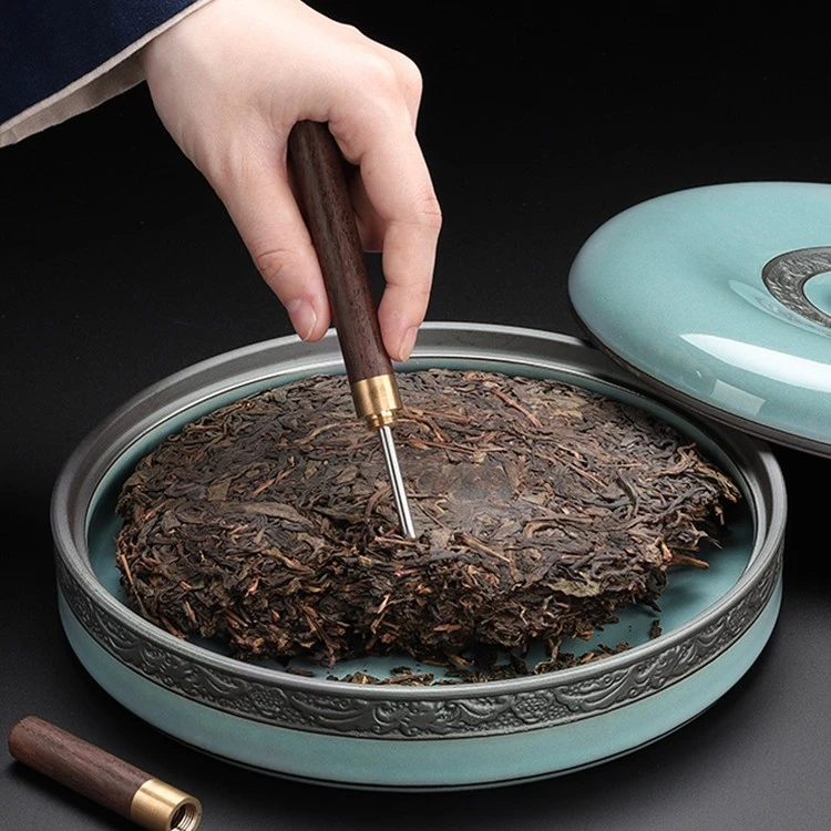 初伍普洱茶饼盒收纳盒大茶叶储存罐存茶罐普洱茶包装盒茶叶罐空罐