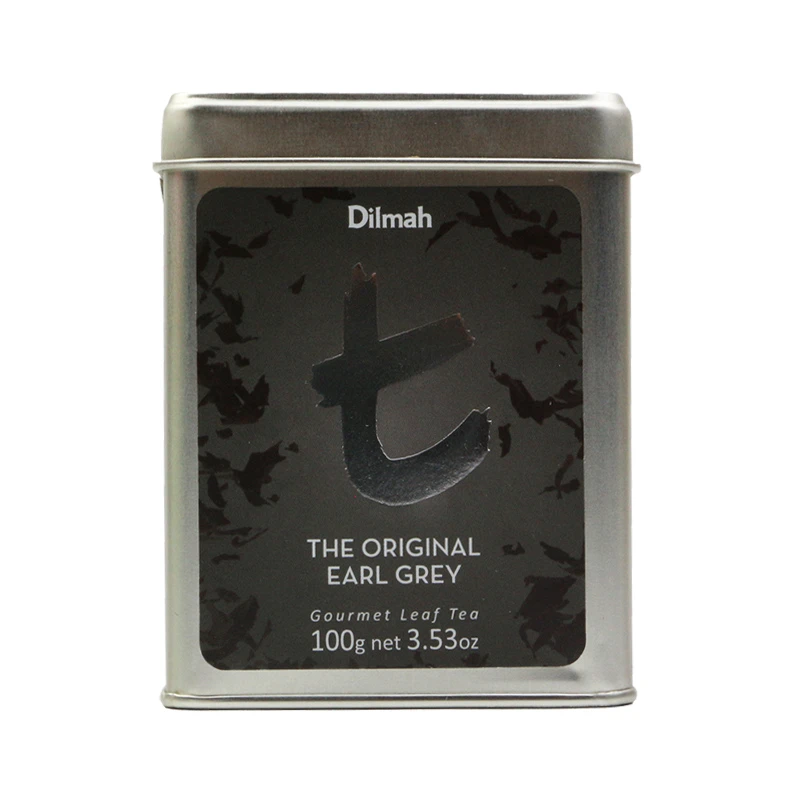 迪尔玛Dilmah   24年5月新货 T伯爵红茶100g铁罐装 进口佛手柑味