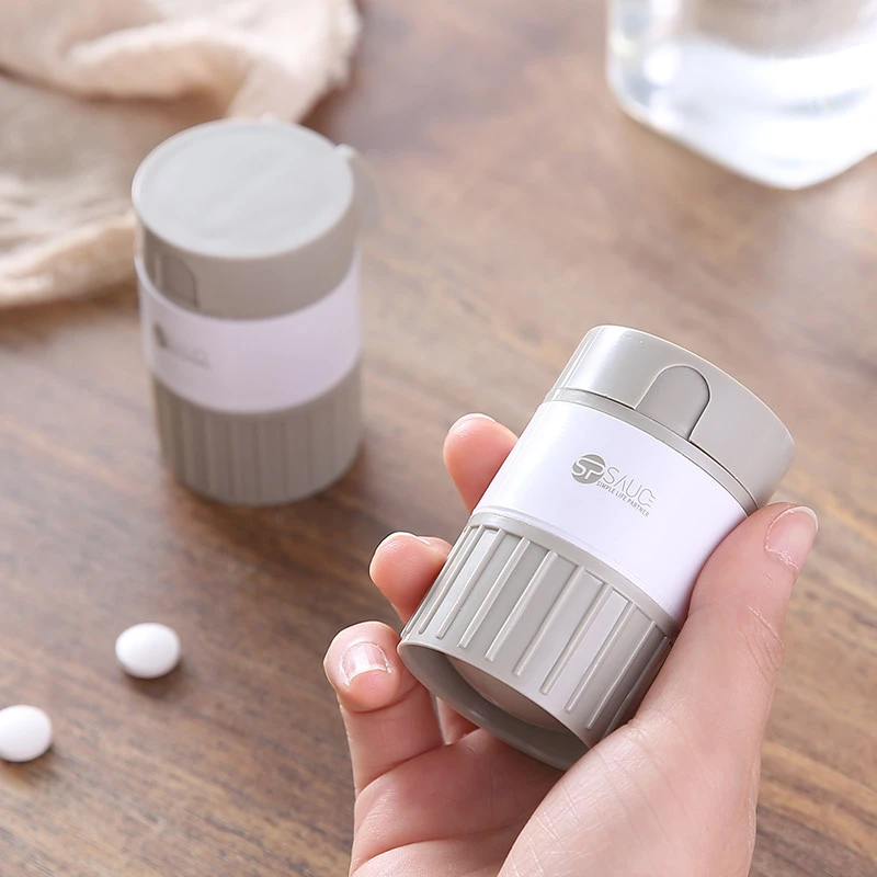 药片切磨器家用多功能切药神器小型分割药丸工具日式便携磨药粉盒