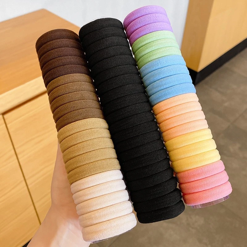 百搭成人儿童头绳罐装发圈女橡皮筋加粗高弹力扎头发发绳耐用可爱